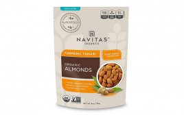 Navitas Organics Turmeric Tamari- Organic Almonds  Pack  113 grams